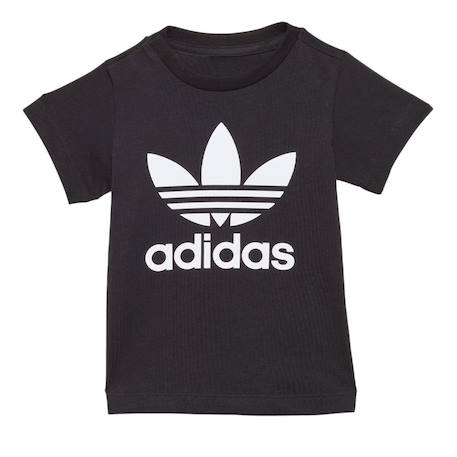 T-shirt enfant garçon coton trefoil Noir 2 - vertbaudet enfant 