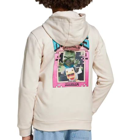 Sweat enfant fille coton Beige 3 - vertbaudet enfant 