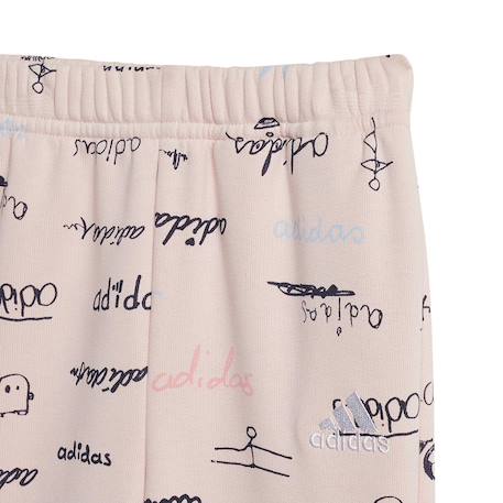 Ensemble de survêtement enfant fille coton Rose 3 - vertbaudet enfant 