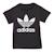 T-shirt enfant garçon coton trefoil Noir 1 - vertbaudet enfant 