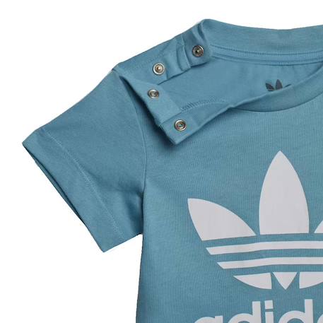 T-shirt enfant garçon coton trefoil Bleu 4 - vertbaudet enfant 