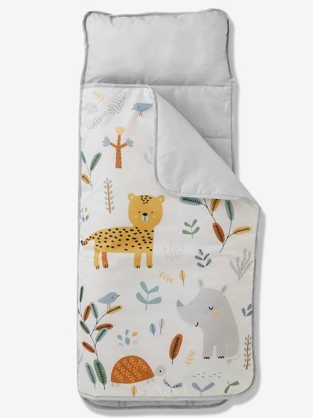Cosy Wrap en polyester avec oreiller intégré JUNGLE PARADISE ECRU 1 - vertbaudet enfant 