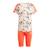 Ensemble de survêtement enfant fille Orange 1 - vertbaudet enfant 