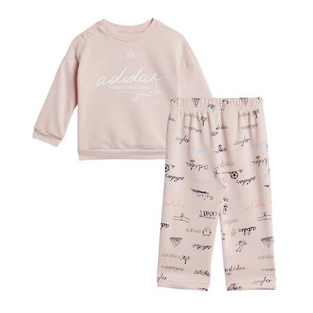 Ensemble de survêtement enfant fille coton Rose 2 - vertbaudet enfant 