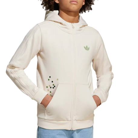 Sweat enfant fille coton Beige 2 - vertbaudet enfant 