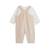 Ensemble salopette bébé en molleton et t-shirt doucette Rose 3 - vertbaudet enfant 