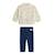 Ensemble bébé sweat en polaire et legging ultra chaud ollie Bleu 2 - vertbaudet enfant 