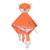 Carré doudou bamboo - renard - 24 cm Beige 1 - vertbaudet enfant 