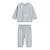 Ensemble sweat et pantalon bébé en velours voix lactée Bleu 2 - vertbaudet enfant 