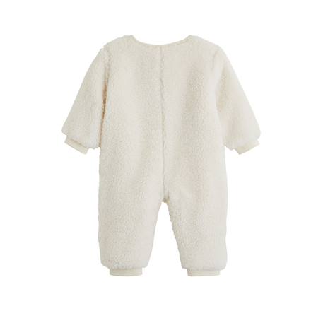 Surpyjama bébé en sherpa caramel Ecru 3 - vertbaudet enfant 