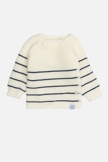 Coffret de naissance Ecru / bleu+Ecru / bleu layette 7 - vertbaudet enfant 