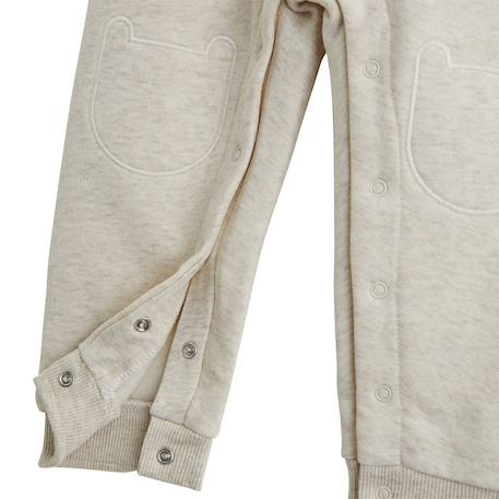 Ensemble salopette bébé en molleton et t-shirt pistache Beige 5 - vertbaudet enfant 
