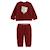 Ensemble bébé sweat et pantalon en polaire pistache Bordeaux 2 - vertbaudet enfant 