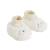 Chaussons bébé en sherpa caramel Ecru 2 - vertbaudet enfant 