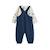 Ensemble salopette bébé et t-shirt mathéo Bleu 3 - vertbaudet enfant 