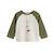 Pyjama bébé 2 pièces en polaire avec pieds retroussables pistache Kaki 3 - vertbaudet enfant 