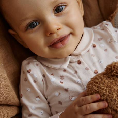 Ensemble body bébé et pantalon matelassé caramel Marron 6 - vertbaudet enfant 