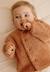 Veste réversible bébé en sherpa caramel Marron 1 - vertbaudet enfant 
