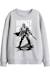 Sweat motif/style bleu foncé polycoton bounty hunter Gris clair chiné 1 - vertbaudet enfant 