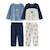 Lot de 2 pyjamas enfant 2 pièces en velours mathéo Bleu 2 - vertbaudet enfant 