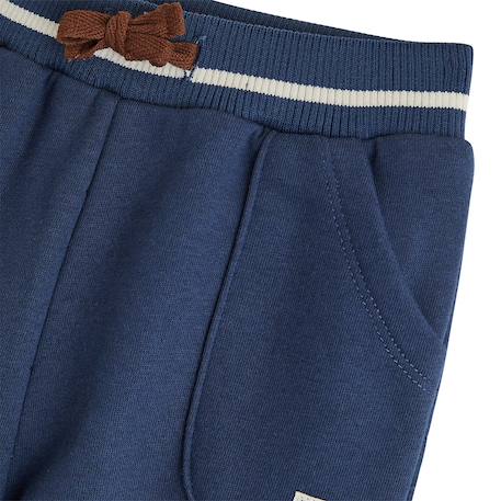 Pantalon bébé en molleton mathéo Bleu 4 - vertbaudet enfant 