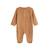 Pyjama bébé en velours côtelé ouverture pont caramel Marron 3 - vertbaudet enfant 
