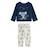 Pyjama enfant 2 pièces en velours mathéo Bleu 2 - vertbaudet enfant 