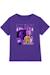 T-shirt fille enfant Rumi Huntr/x, KPop Demon Hunters Bleu marine+Noir+Violet 13 - vertbaudet enfant 