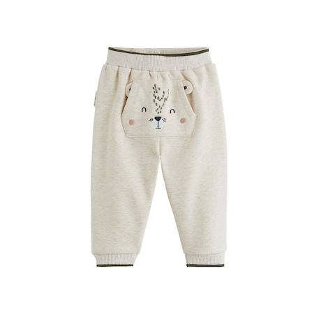 Pantalon bébé en molleton pistache Beige 2 - vertbaudet enfant 