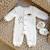 Surpyjama bébé en sherpa caramel Ecru 6 - vertbaudet enfant 