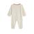 Pyjama bébé en velours ouverture zippée caramel Ecru 3 - vertbaudet enfant 