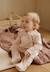 Pyjama bébé en velours ouverture zippée doucette Rose 1 - vertbaudet enfant 