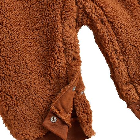 Surpyjama bébé en sherpa moka Marron 5 - vertbaudet enfant 