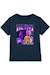 T-shirt fille enfant Rumi Huntr/x, KPop Demon Hunters Bleu marine+Noir+Violet 1 - vertbaudet enfant 