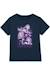 T-shirt fille enfant Huntr/x, KPop Demon Hunters Blanc+Bleu marine+Noir 7 - vertbaudet enfant 