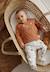 Ensemble bébé gilet croisé et pantalon avec pieds en molleton caramel Ecru 1 - vertbaudet enfant 