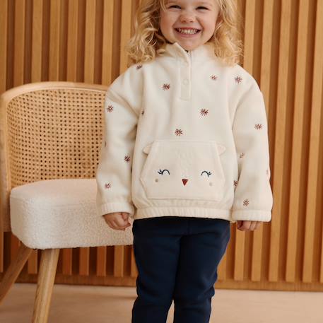 Ensemble bébé sweat en polaire et legging ultra chaud ollie Bleu 6 - vertbaudet enfant 