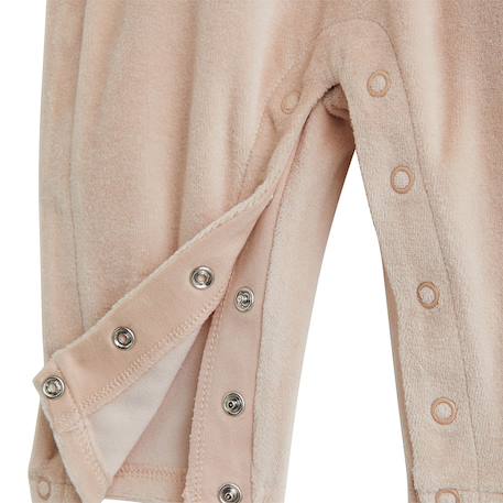 Ensemble salopette bébé en molleton et t-shirt doucette Rose 5 - vertbaudet enfant 