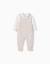 Ensemble body en coton + salopette en velours Gris clair 2 - vertbaudet enfant 