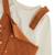 Ensemble salopette bébé matelassé et t-shirt caramel Marron 4 - vertbaudet enfant 