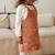 Robe bébé en velours côtelé ollie Terracotta 5 - vertbaudet enfant 