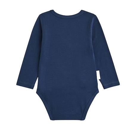 Lot de 2 bodies bébé manches longues mathéo Bleu 3 - vertbaudet enfant 