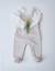 Ensemble body en coton + salopette en velours Gris clair 1 - vertbaudet enfant 
