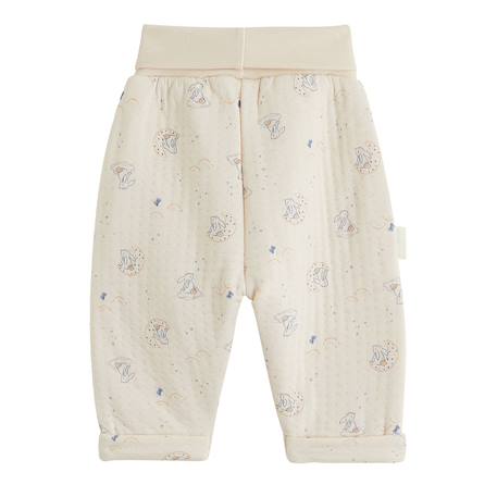 Ensemble bébé gilet et pantalon en coton matelassé voix lactée Ecru 6 - vertbaudet enfant 