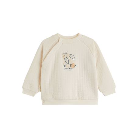 Sweat-shirt bébé voix lactée Ecru 2 - vertbaudet enfant 