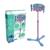 Microphone sur pied, enceinte Lumineuse bluetooth Stitch - Hauteur ajustable, Effets Lumineux, 2 Microphones Inclus Bleu 1 - vertbaudet enfant 