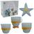 Gobelets de bain etoile de mer Bleu+Rose 1 - vertbaudet enfant 