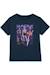 T-shirt fille enfant Huntr/x pose, KPop Demon Hunters Bleu marine+Noir+Violet 1 - vertbaudet enfant 