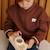 Sweat-shirt bébé en molleton mathéo Marron 5 - vertbaudet enfant 