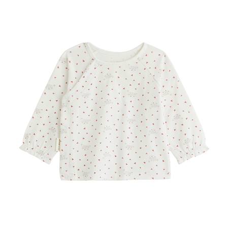 Ensemble salopette bébé en molleton et t-shirt doucette Rose 6 - vertbaudet enfant 